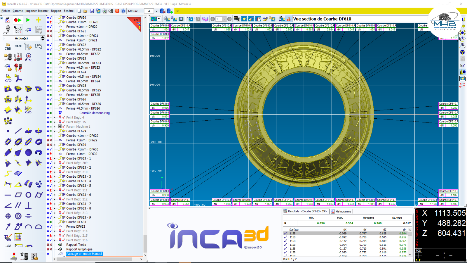 Capture INCA 3D